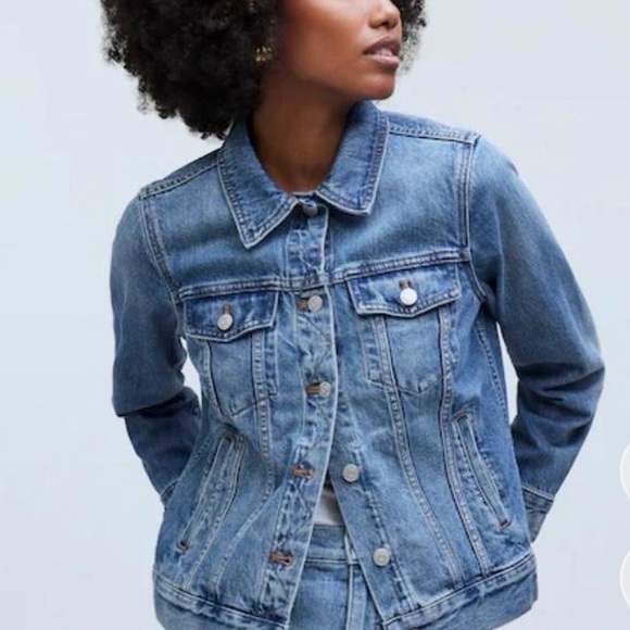 Madewell Blue Denim Jean Jacket - Picture 2 of 6